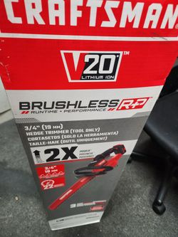 Craftsman 3/4" Hedge Trimmer.
