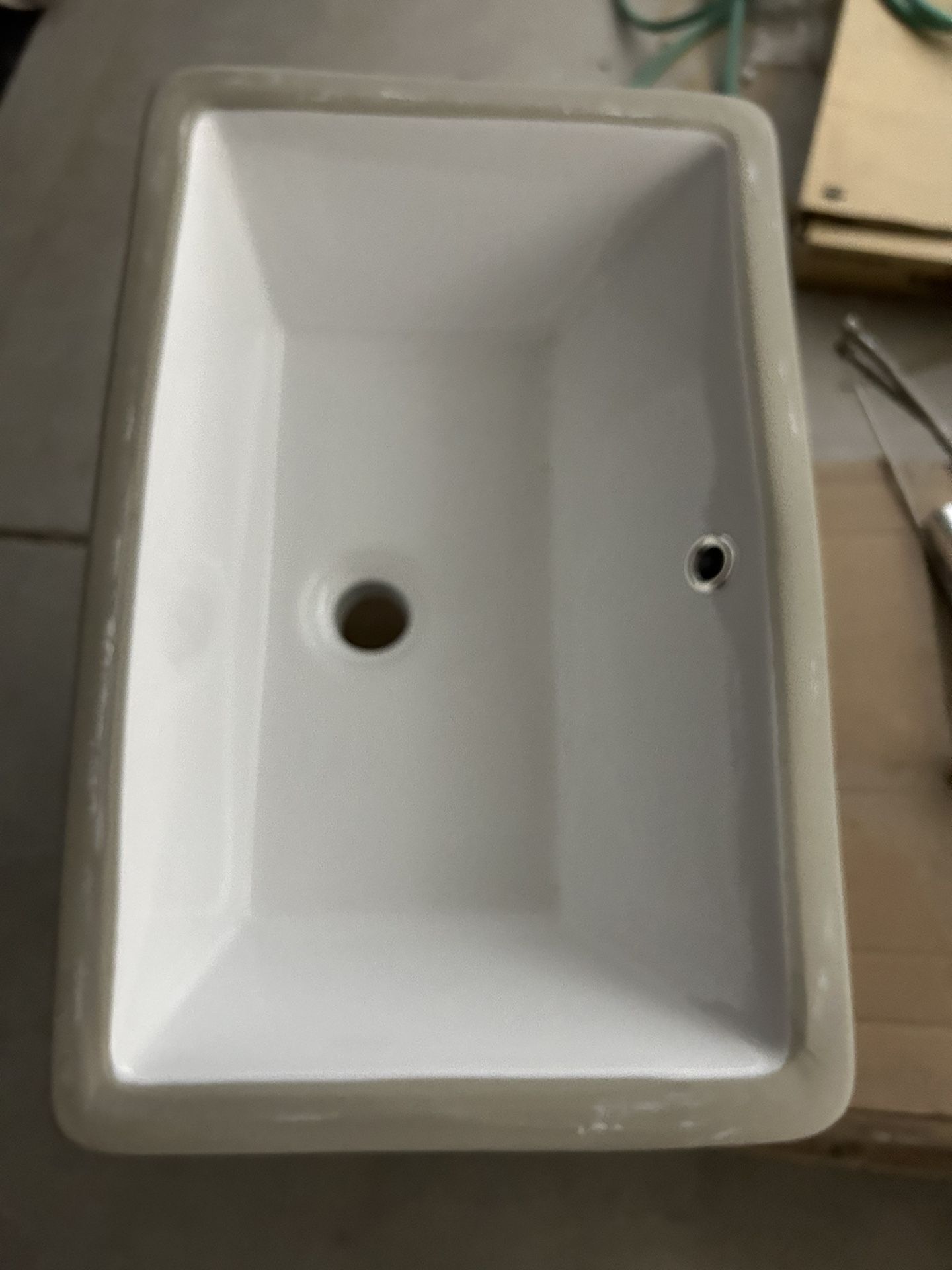 8 Rectangle Under Counter Mounting Sinks