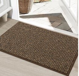 NEW Brown Textured Indoor Door Mat