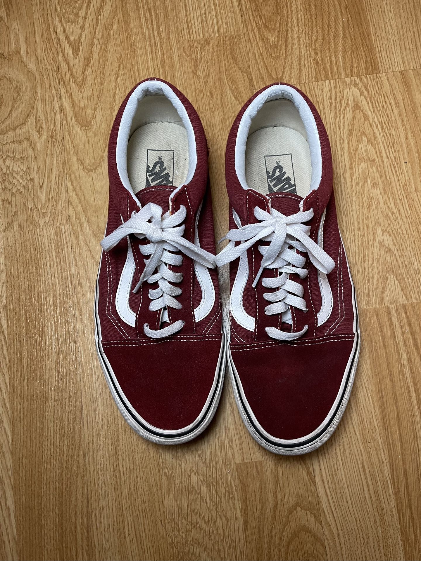 Vans Maroon size 10.5