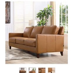 Top Grain Leather Sofa