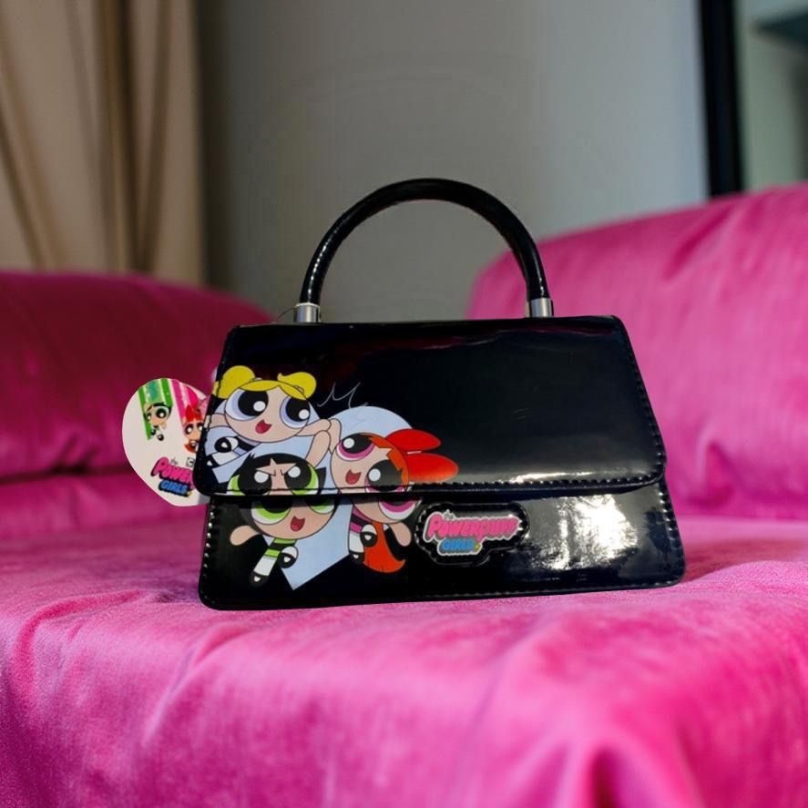 The Powerpuff Girls Black Handbag