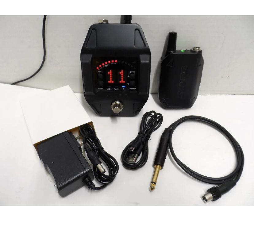 Shure Wireless bass and guitar system