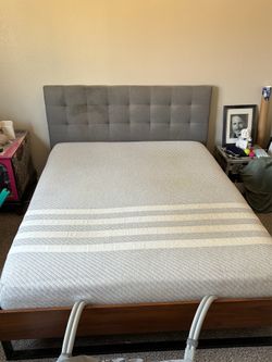 Queen Bed Frame & Mattress