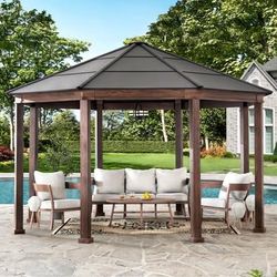 Brand New_In Box_Costco Sunjoy 14.9' x 14.9’ Daybreak Octagon Gazebo_40% off