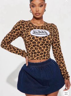 von dutch long sleeve cropped