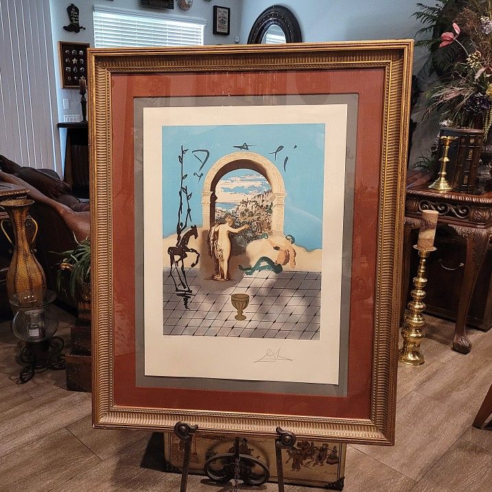 1979 SALVADOR DALI Original Signed Lithograph 60/250 DALART N.V.
