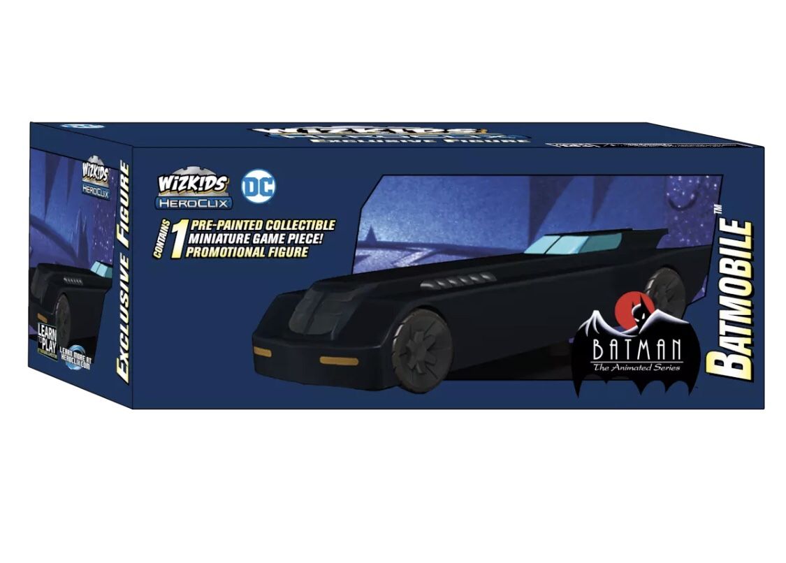 SDCC 2019 NECA Exclusive Heroclix DC Convention Exclusive DP19-001 Batmobile Batman Animated Series LE