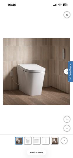 Kohler Fora One-piece Elongated Smart Toilet, Dual-flush