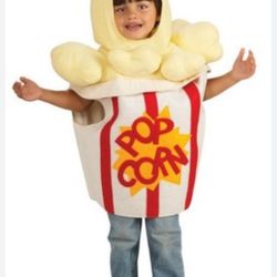 Teen/Child Popcorn Halloween Costume - Size Small 