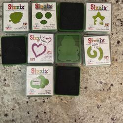 Sizzix GREEN Dies - Your Choice Of  10 Designs