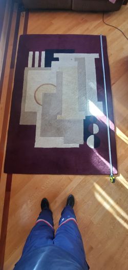 Area rug.  Heavy duty size 5'4 ft(64in) & 8ft(96in)