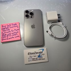 iPhone 15 Pro Max, 512GB, Natural Titanium, Unlocked, Good Condition