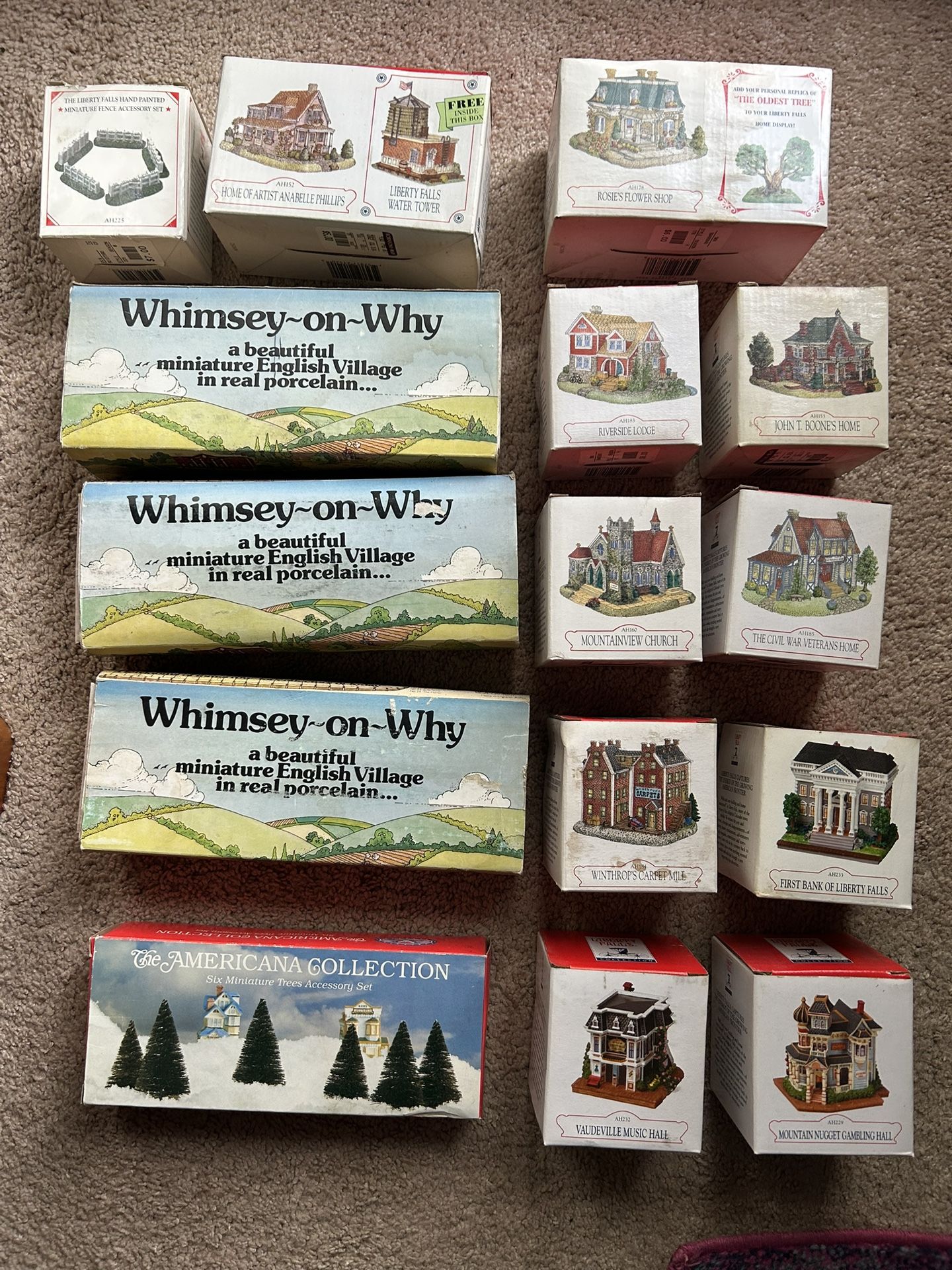 Wade Who set-In-Why Miniature And Liberty Falls Collection Lot