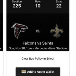 2023 Falcons Tickets For Sale!!