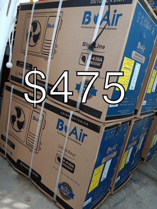New In Box Minisplit Air Conditioner 12000btu Ac New