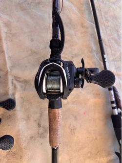 Lews Custom XP reel and St. croix rod