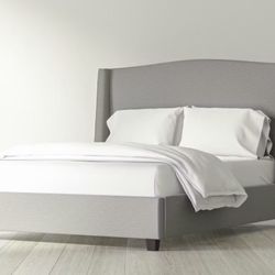 Saatva Lucerne Slate Grey Queen Bed (in Box) ❤️
