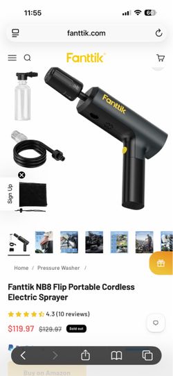 Fanttik Portable Cordless Washer