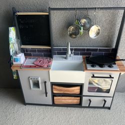 Wooden Play Kitchen 