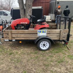 Trailer N Mower combo 