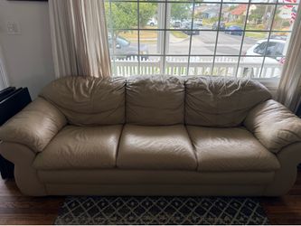 Italian Leather Sofa & Loveseat