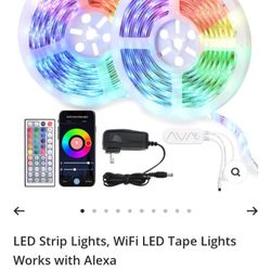 Led Strip Lights Works With Alexa, Google
