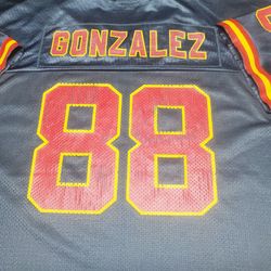 Vintage 90s Puma Kansas City Chiefs Tony Gonzalez #88 GRAY Jersey Men's 2XL - Style P702A