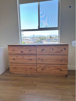 Solid wood dresser