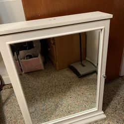 Big Medicine Cabinet With 2 Shelves. 20 1/2” Long, 28” Tall, 5 1/2” Deep.