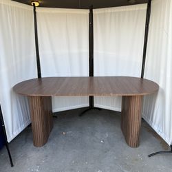 🍽️ STUNNING 70.8” OVAL DINING TABLE — MODERN FARMHOUSE DESIGN 🍽️ 