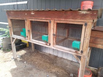 3  Rabbit solar powered breeder cage