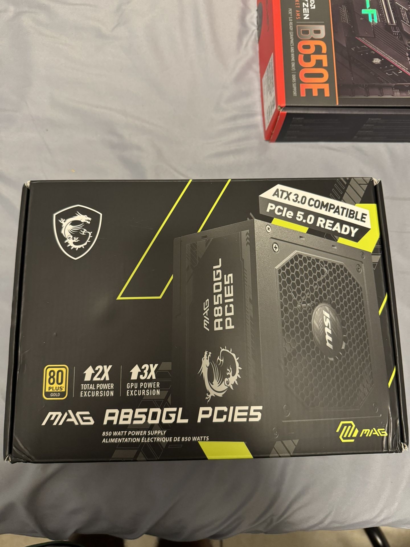 MSI MAG A850GL PCIE 5 & ATX 3.0 Gaming Power Supply - Full Modular - 80 Plus Gold Certified 850W