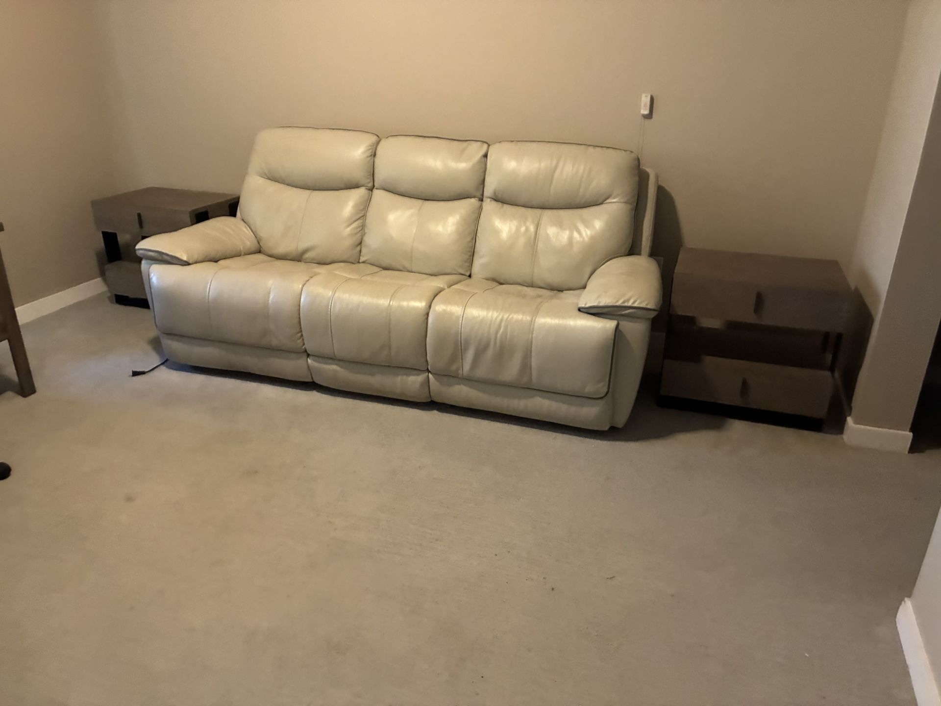 Leather Electric Recliner 