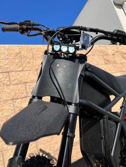 GT73 Electric E-Bike Dirt Bike Style Full Suspension, 25 Inch Deal Dirt Bike Tires, 37mph, 2 Batteries