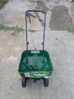 Scotts Turf Builder EdgeGuard Mini Spreader – Lawn Seed & Fertilizer