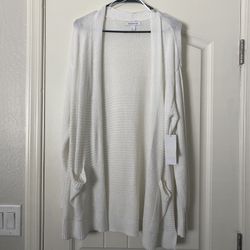 White Cardigan 