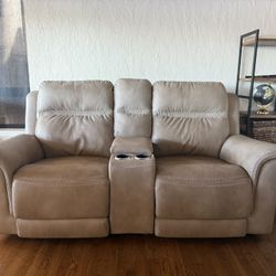 Power Reclining Sofa and Loveseat