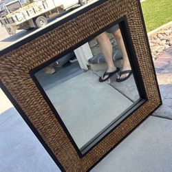 Vintage Square Mirror 