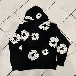 Black Demin Tears Hoodie medium 