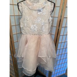 Little girls sleeveless ruffle party dress formal, birthday, holiday dresses