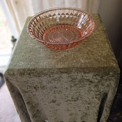 Pink Depression Glass Bowl