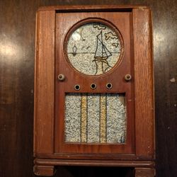 Antique Radio Coin Bank