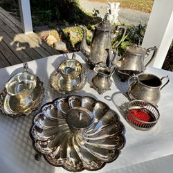 Silver Plated Serving Sets