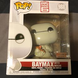 Baymax With Mochi Boxlunch Exclusive Funko Pop
