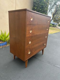 Mid century tall dresser