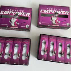 2x 12 Pack Top Flite Empower Golf Balls