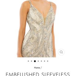 Mac Duggal Dress Size 8 Wore Once Perfect Condition 
