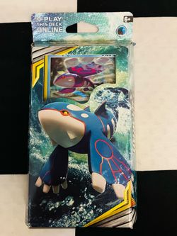 New Sealed Pokémon TCG Unseen Depths Kyogre Theme Deck
