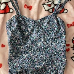 floral corset top 